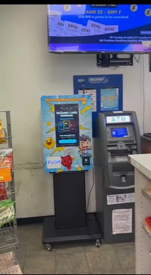 Pokemon Card Vending Machine Convenience Store Atm